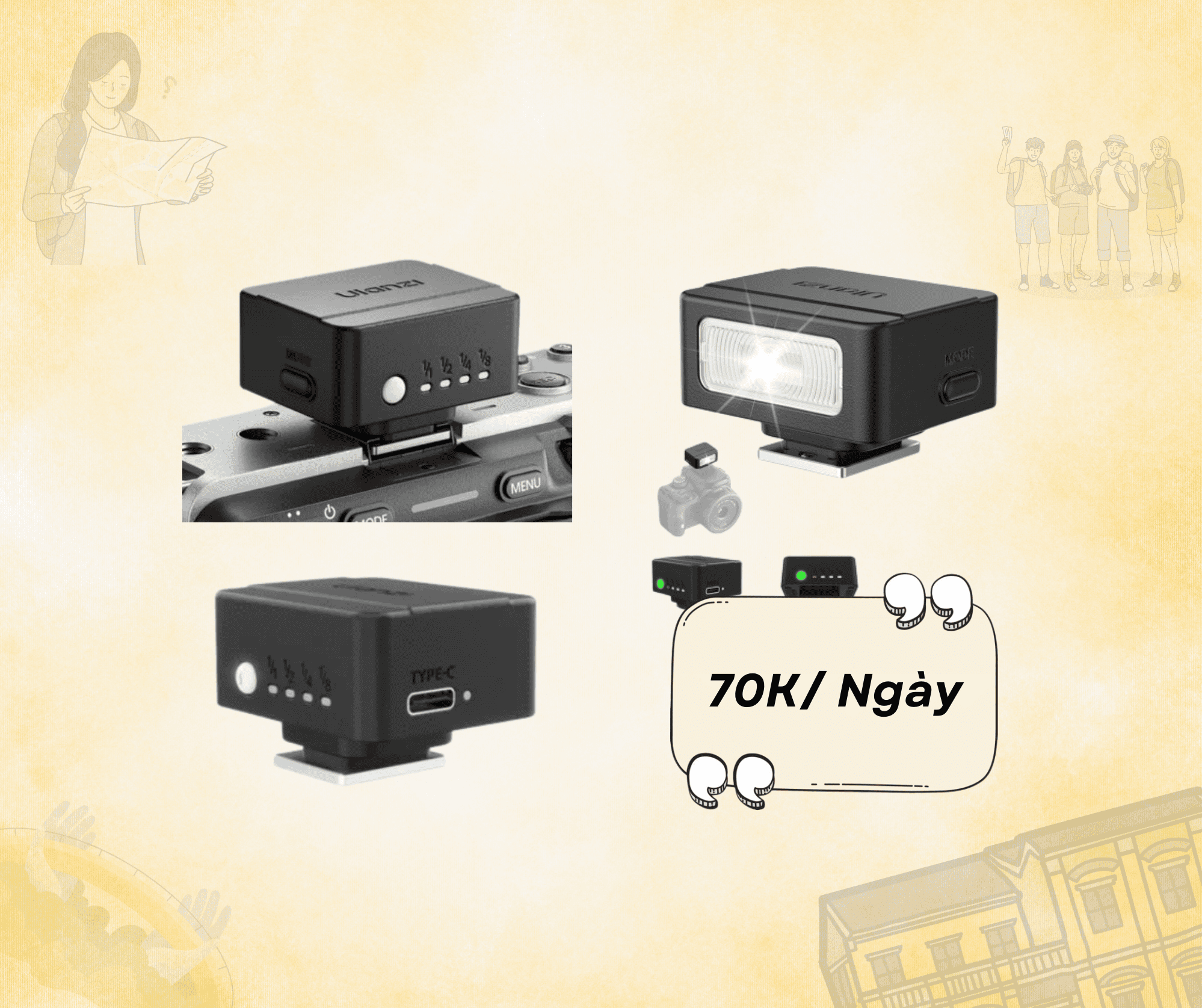 Đèn Flash Ulanzi Spark Lite SL02