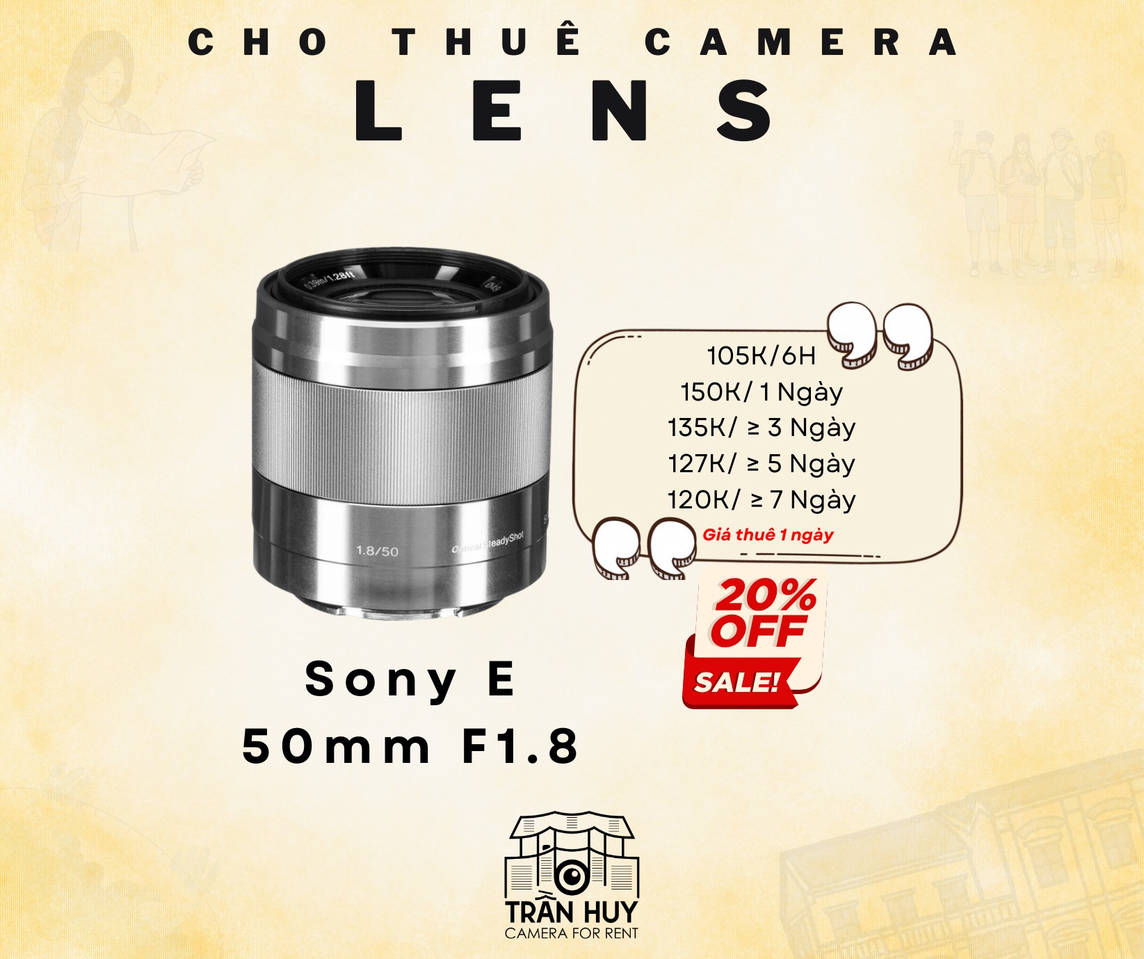 Sony E 50mm F1.8 - Hình 1